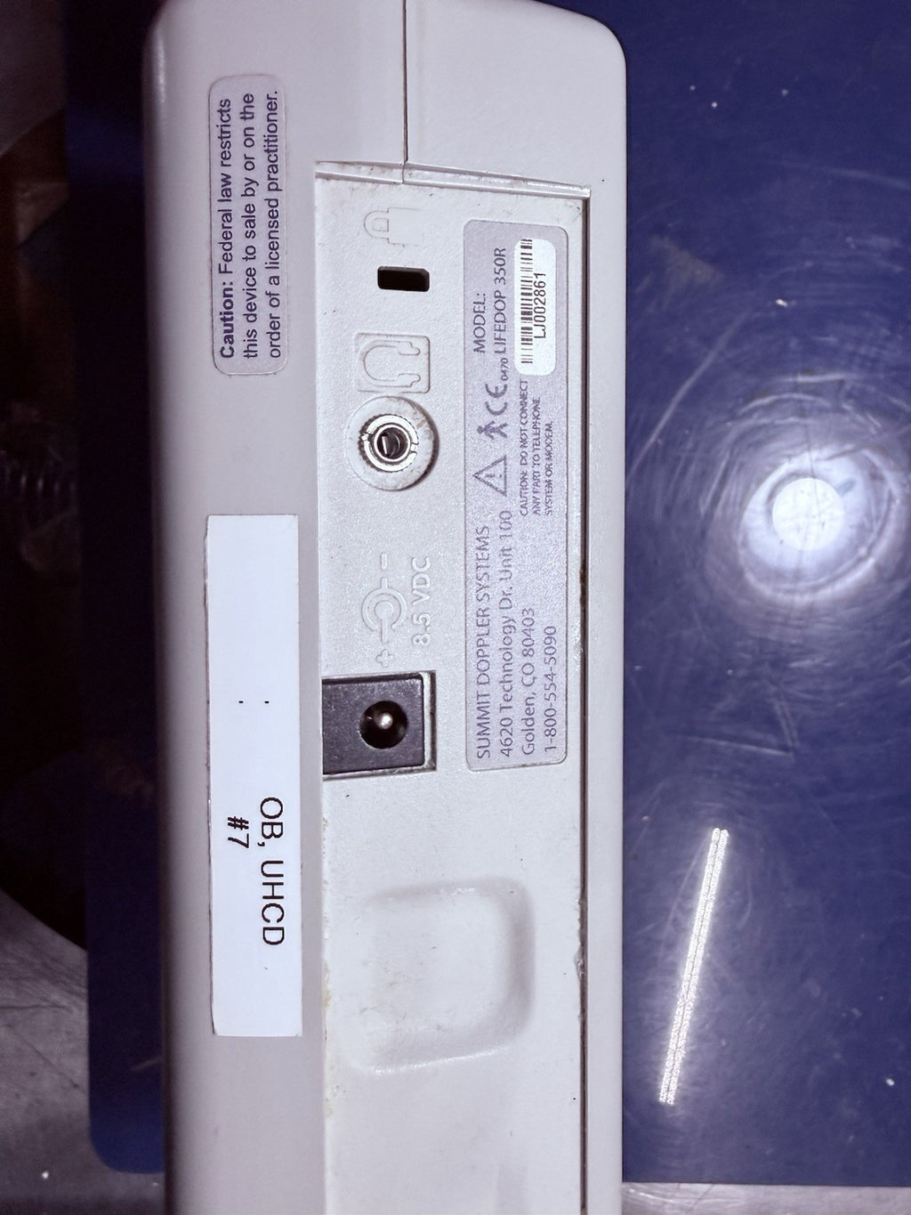 Wallach Surgical Summit Dopler Lifedop 350R, W AC Adapter  & Rec Batteries