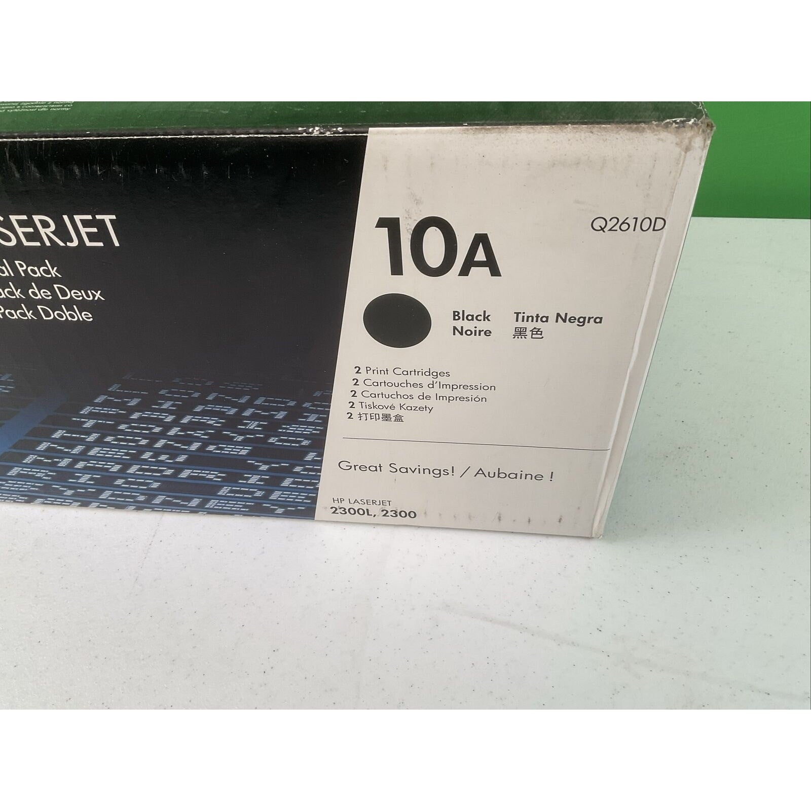 One Cartridge Genuine OEM HP 10A Black Toner Cartridge Q2610A NEW SEALED. 1045