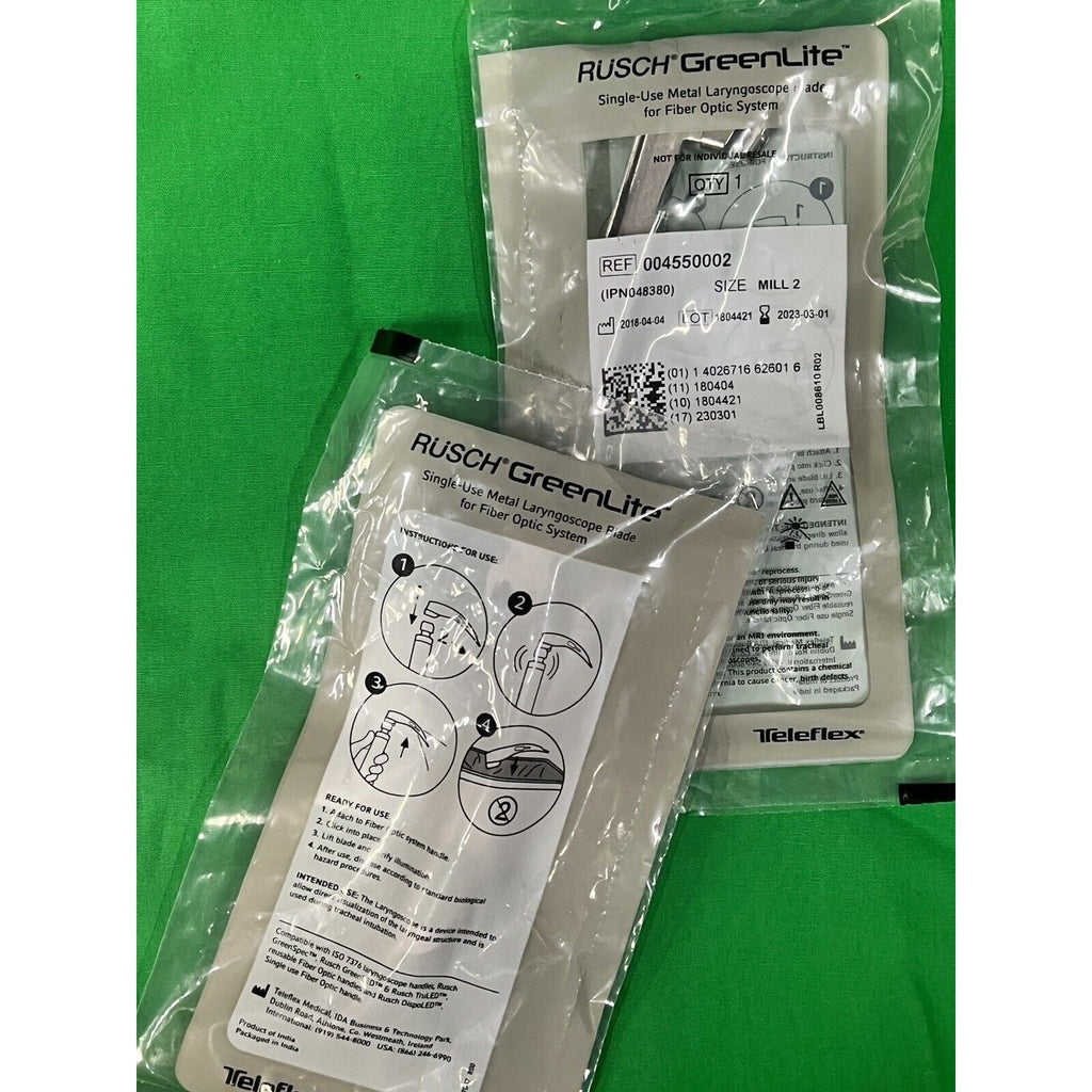 RUSCH GreenLite 004550002, SIZE MILL 2. Two Units