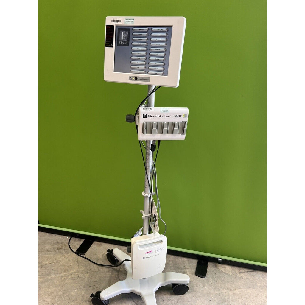 Edwards Lifesciences Cardiac Output Monitor, EV1000M, EV1000DB, EVPMP Pump Unit