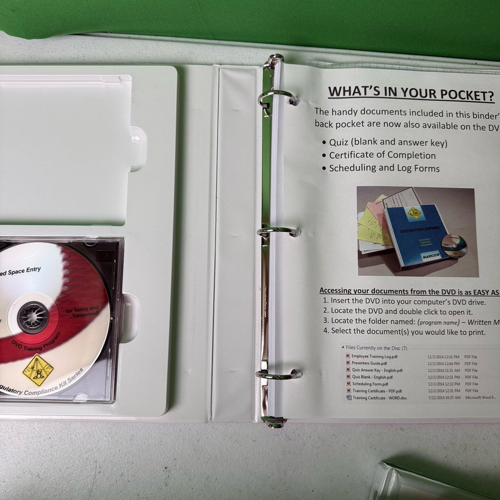 MARCOM V000CSE9EO Confined Space Entry DVD
