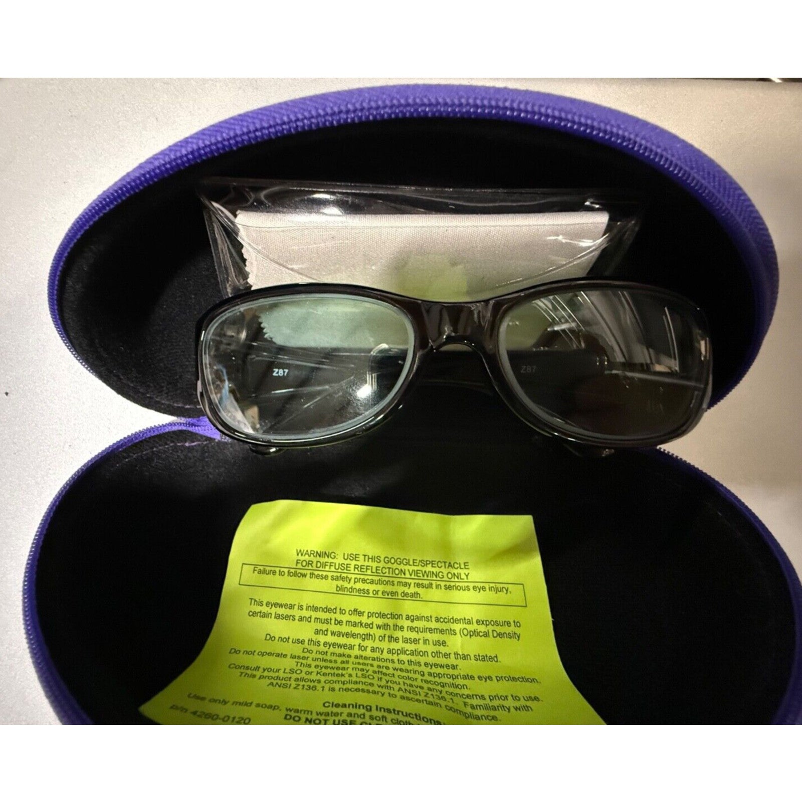 Cardiogenesis CryoLite Medical Laser Safety Glasses C32-KMT-015C/C