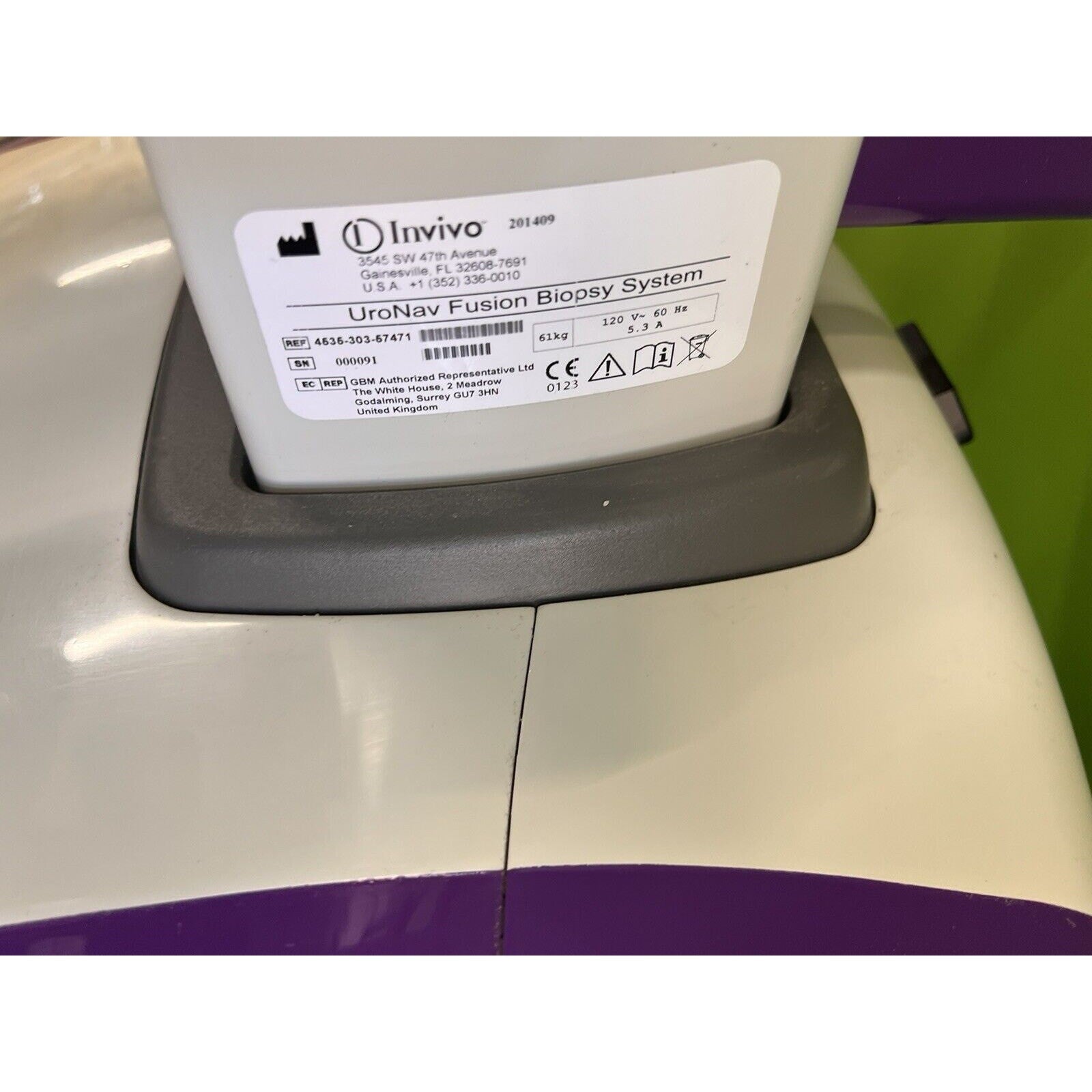 INVIVO UroNav Fusion Biopsy System w/ NDI Aurora Field Generator. 4536-303-57471