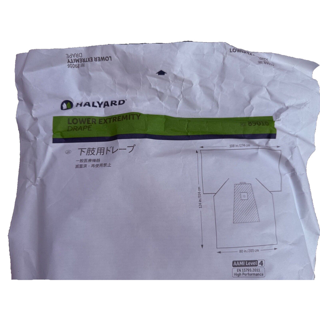 Halyard Lower Extremity Drape 89016, 124x108 inch