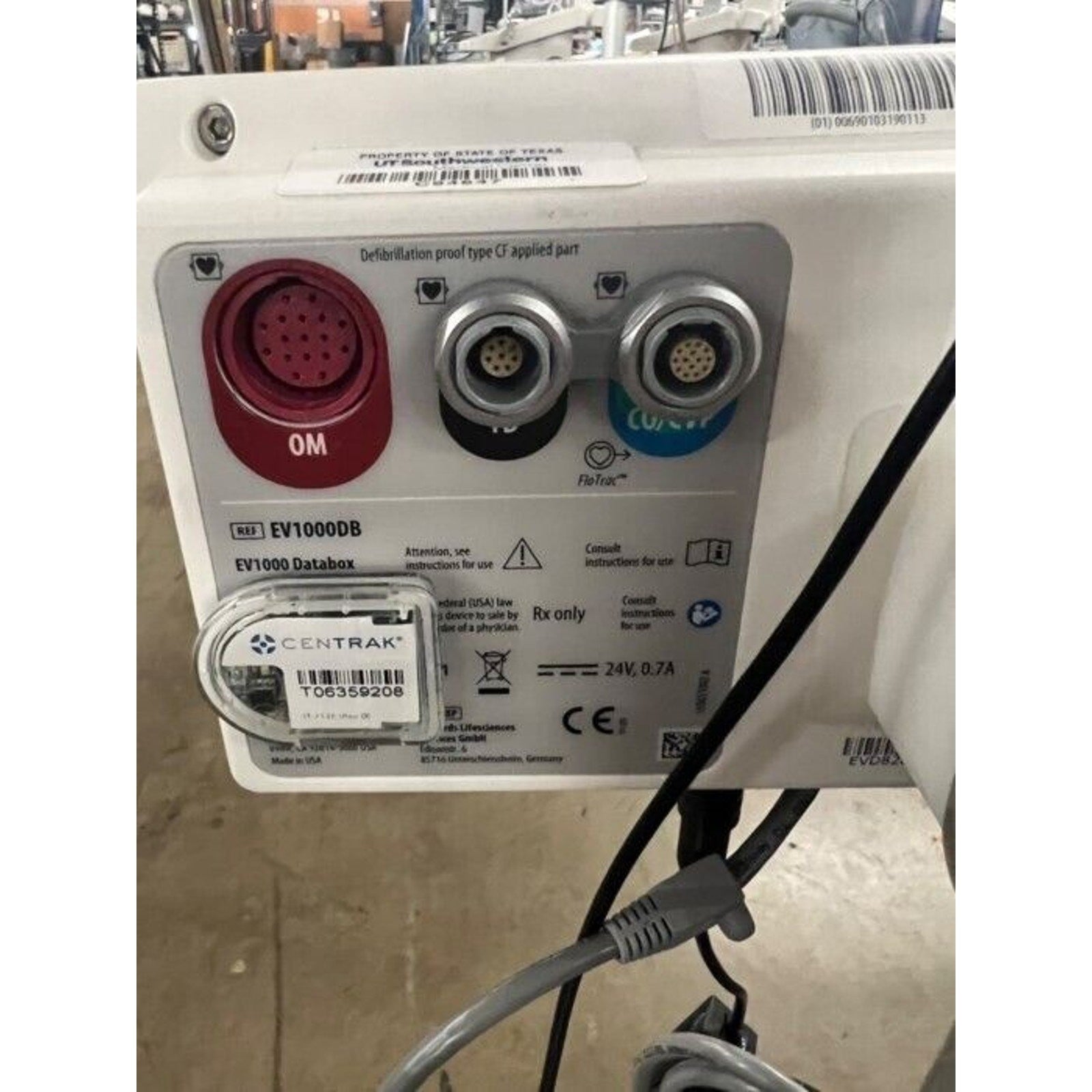 Edwards Lifesciences EV1000 Hemodynamic Monitoring System EV1000DB EVPMP