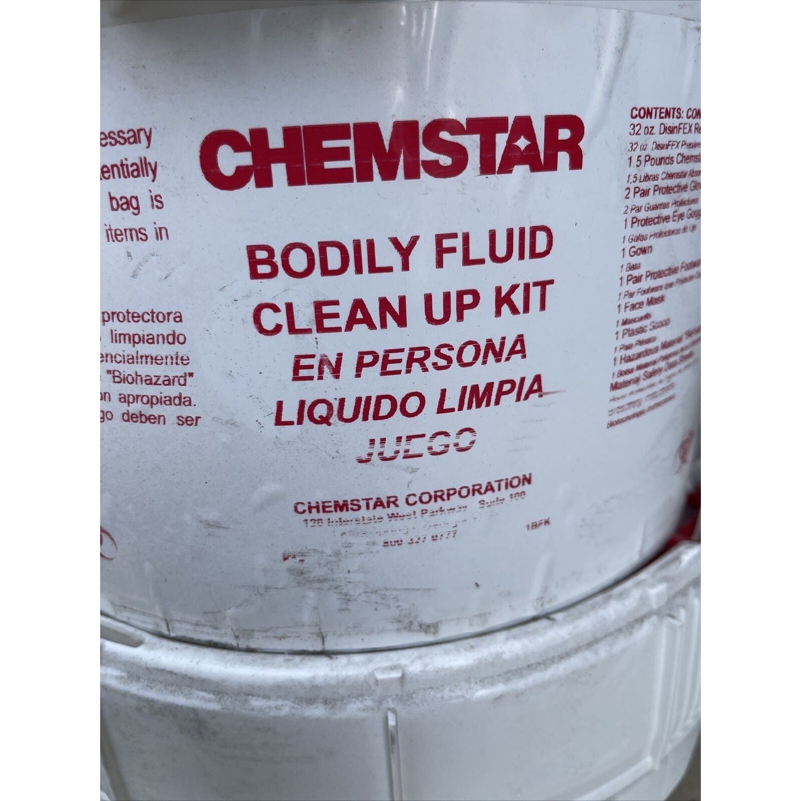 chemstar bodily fluid clean up kit