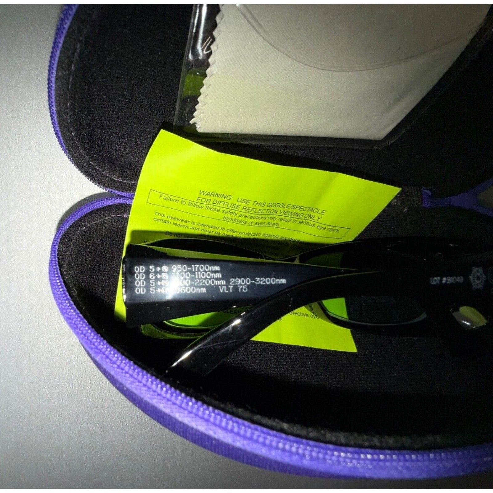 Cardiogenesis CryoLite Medical Laser Safety Glasses C32-KMT-015C/C