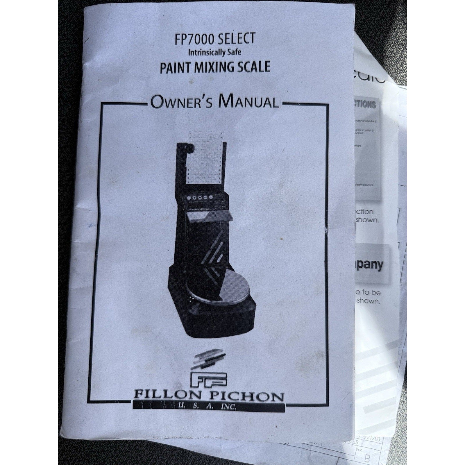 Fillon Pichon FP7000 Select Auto Body Shop Paint Mixing Digital Scale 406-II