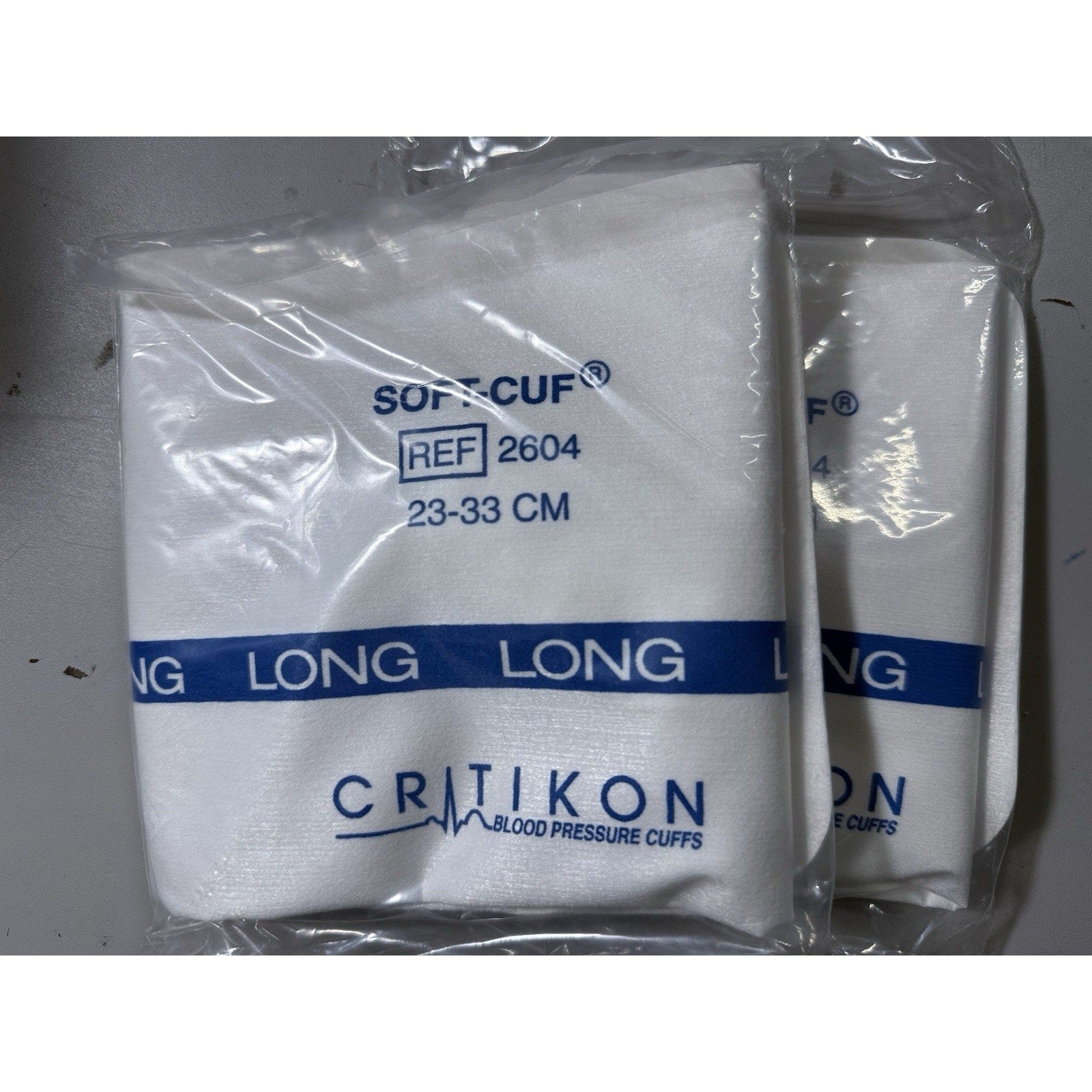 GE Critikon Soft-Cuf Adult Long Blood Pressure Cuff, 23-33cm REF: 2604