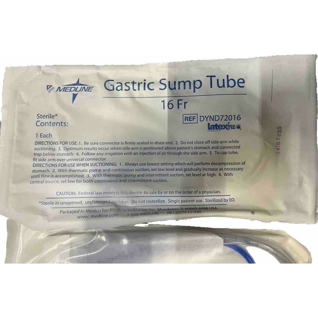10 Tube Gastric SMp 16Fr 48In Dual Lumen MEDLINESKU: DYND72016