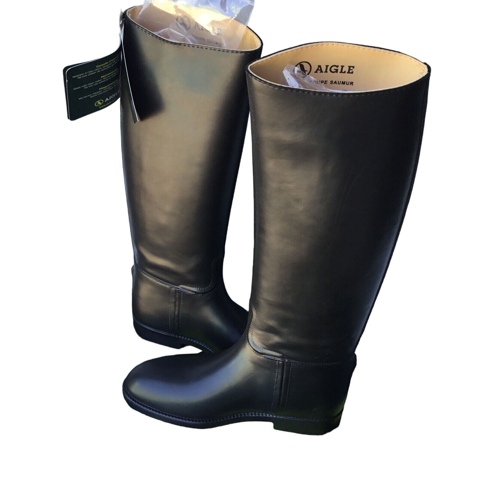 Aigle Ecuyer S Black Women's Size 5