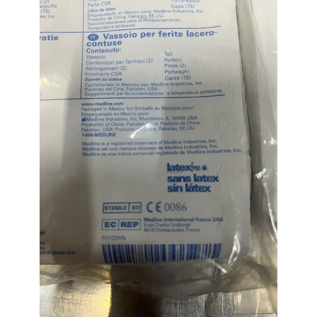 Medline DYNJ03004 - TRAY, LACERATION, NO NEEDLE OR SYRINGE, 3 PACK
