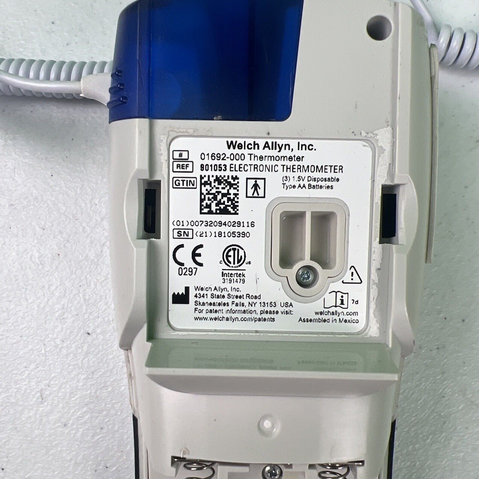 Welch Allyn Sure Temp Plus Thermometer Ref 901053 W/ Temperature Probe
