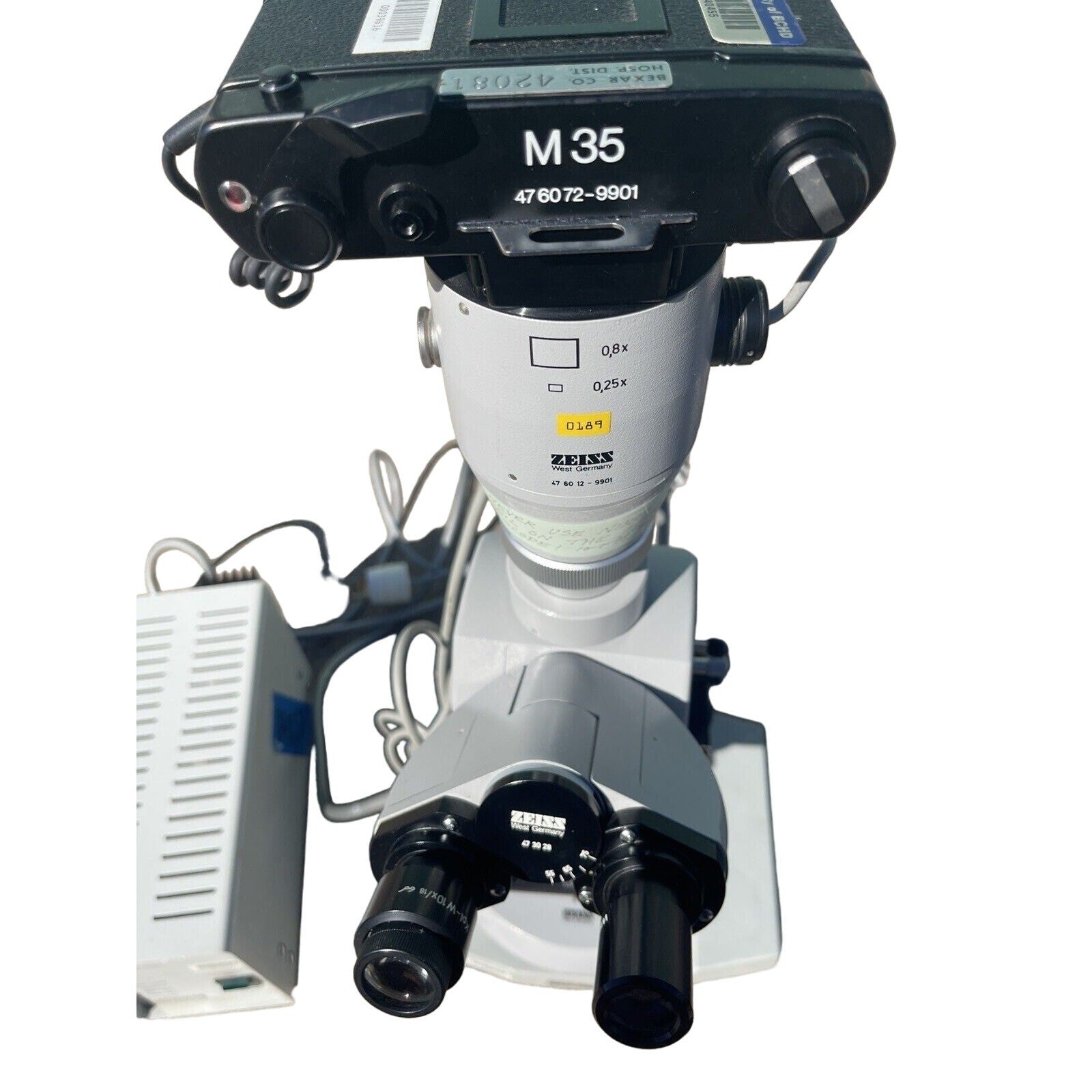 Upgraded Carl Zeiss Montagesatz T-UL Microscope 4628 With Extras