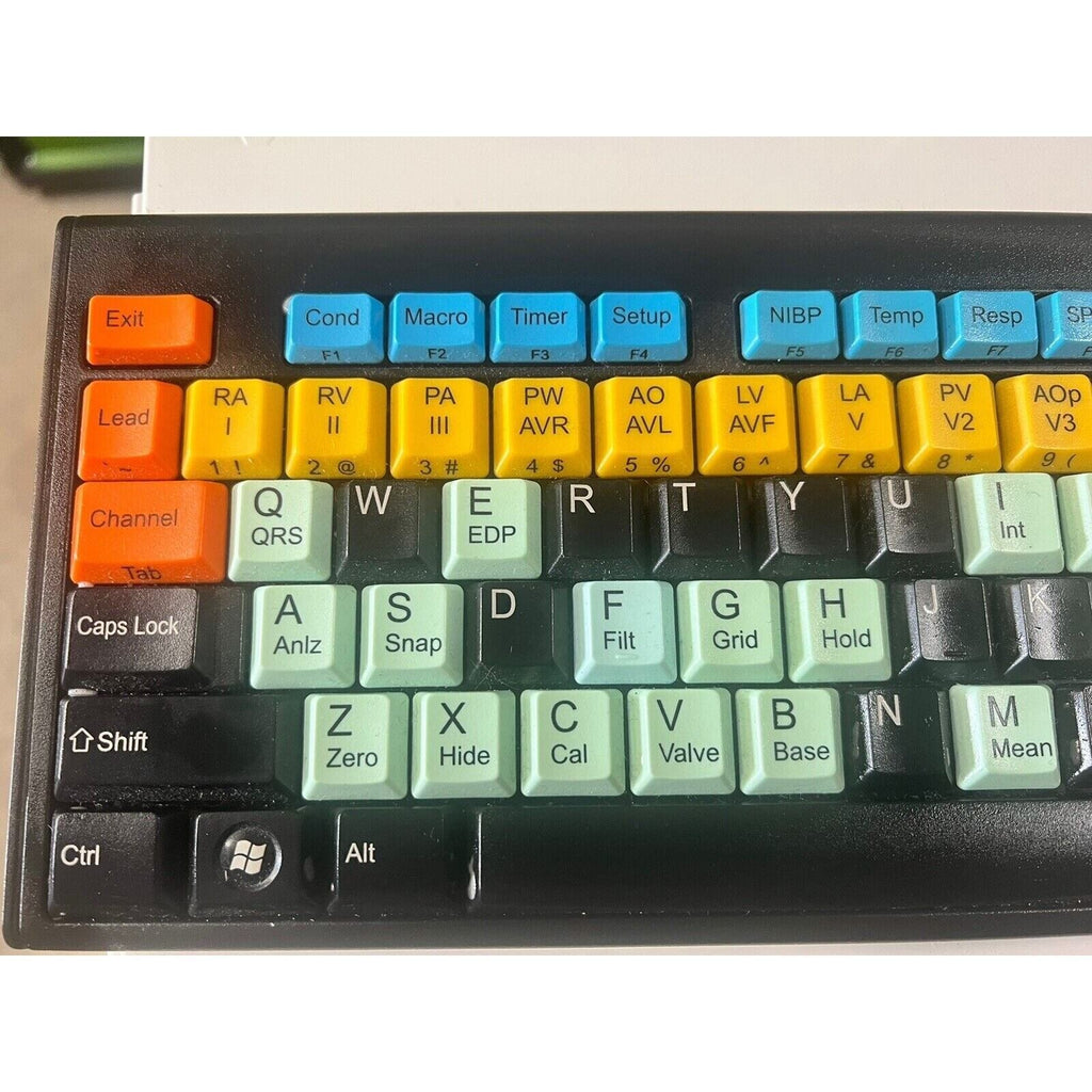 KeyTronic KT400U5-PHI Color-Coded Workstation Keyboard (3939). Seal Shield