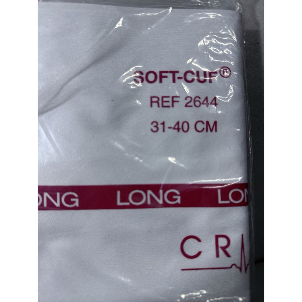 GE Critikon SOFT-CUF 2644 Large Adult Long BP Cuff 31-40 cm Dual Hose Latex Free