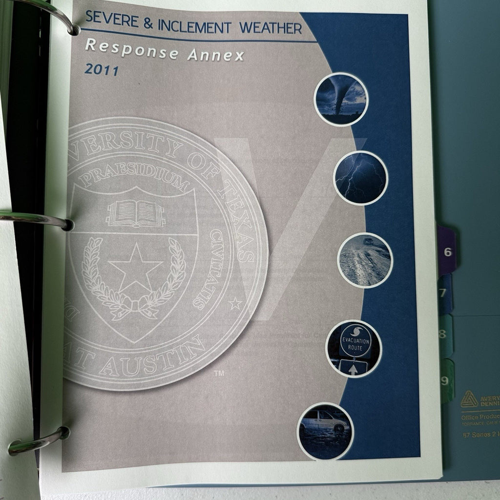 College Facilities Services Emergency Management Plan, Sample