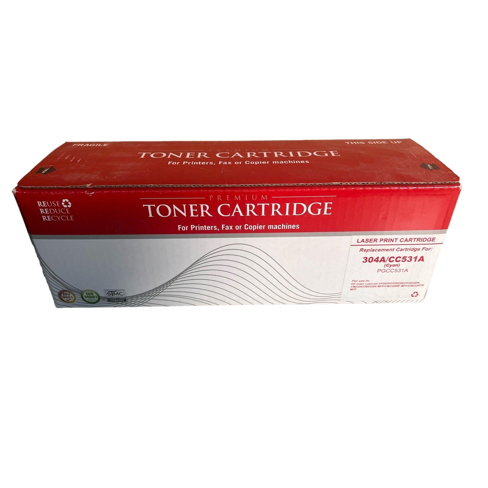 PREMIUM TONER LASER PRINT CARTRIDGE 304A/CC531A (Cyan) PGCC531A