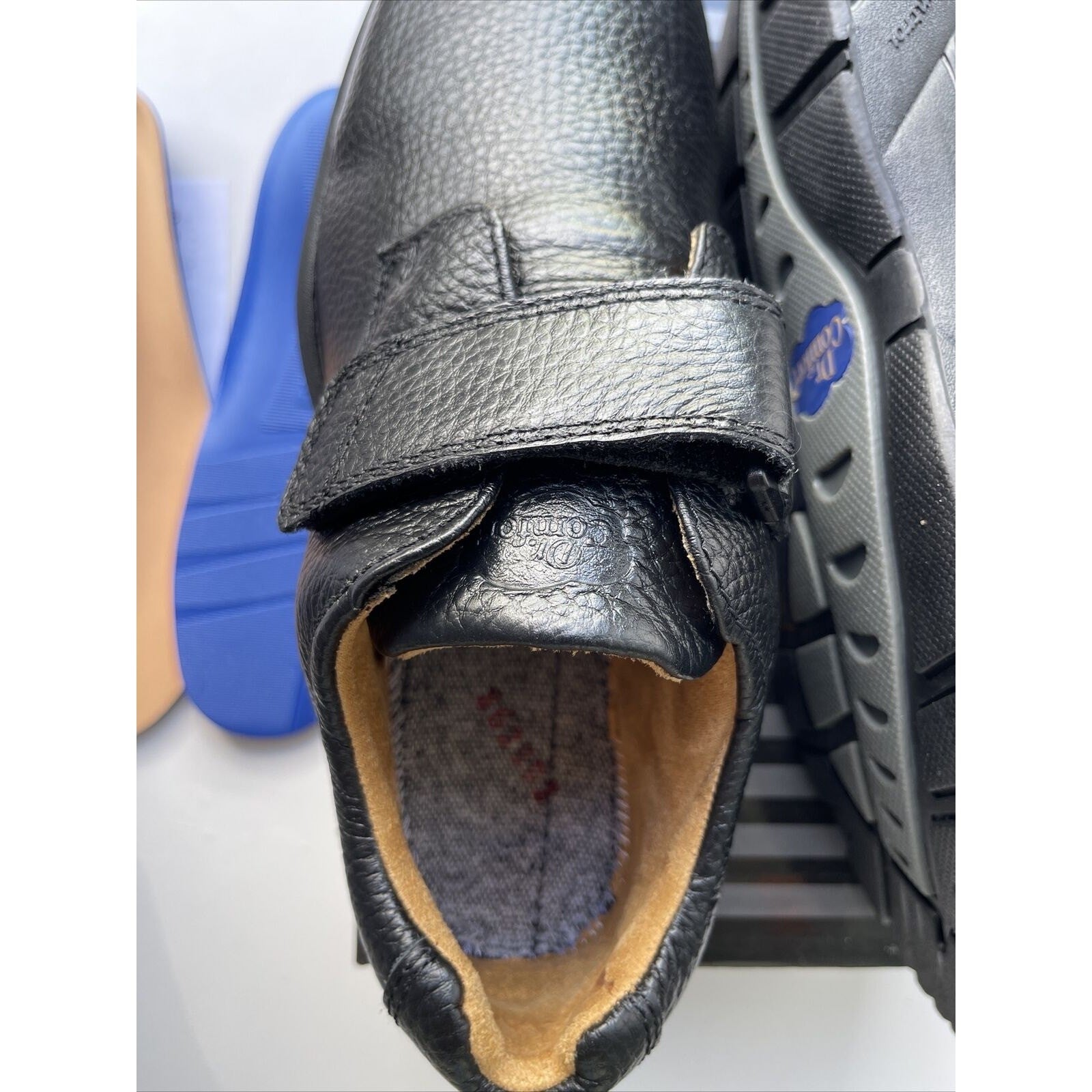 Dr Comfort Diabetic Shoes William Black Leather Casual 6310 Men's Size 10 W A114