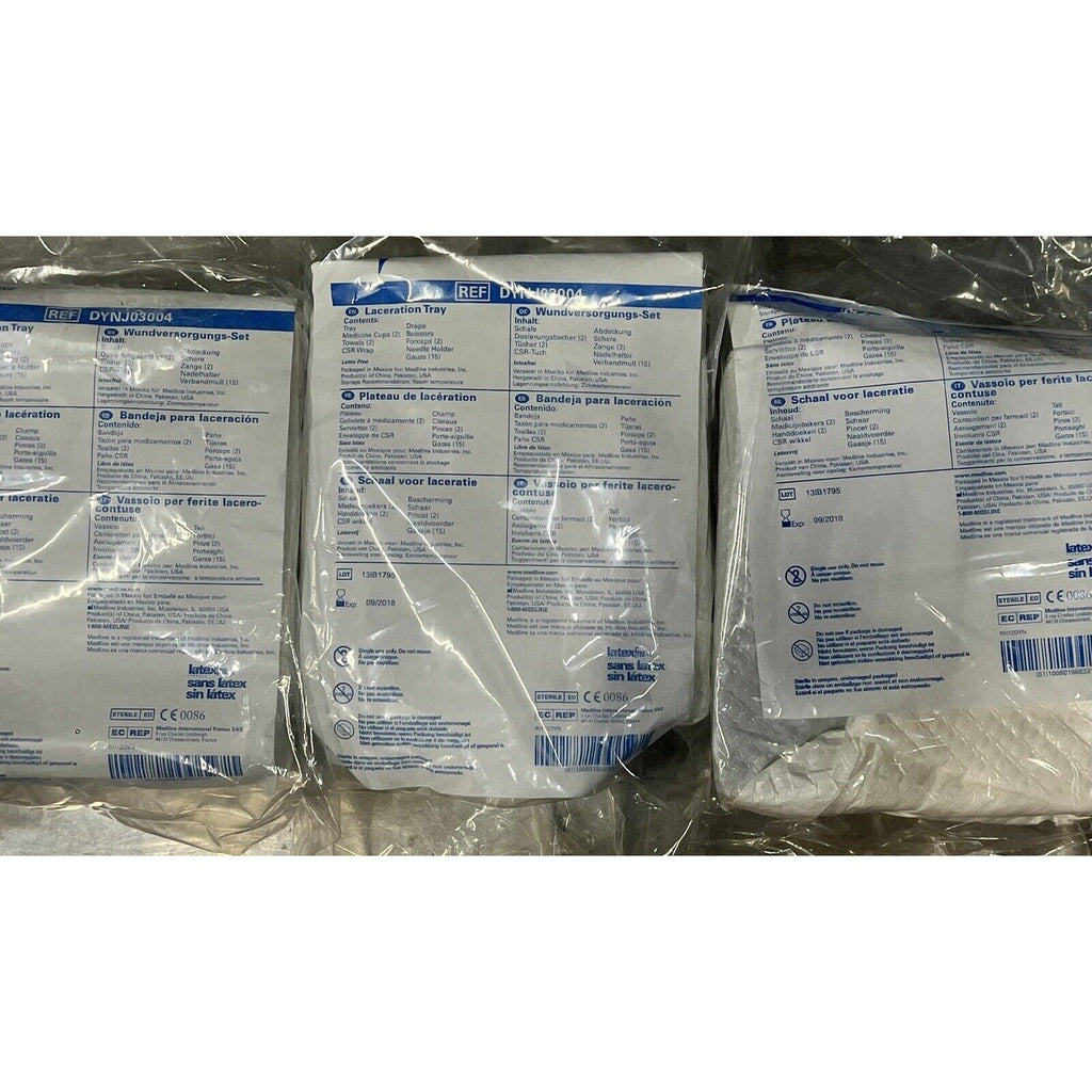 Medline DYNJ03004 - TRAY, LACERATION, NO NEEDLE OR SYRINGE, 3 PACK