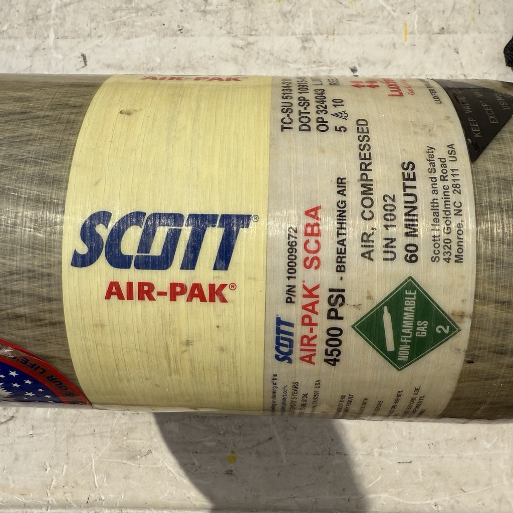 4 Tanks Scott/ MSA 4500psi TC-SU 5134-310 Ultra Elite, H-45 Low Profile Luxfer