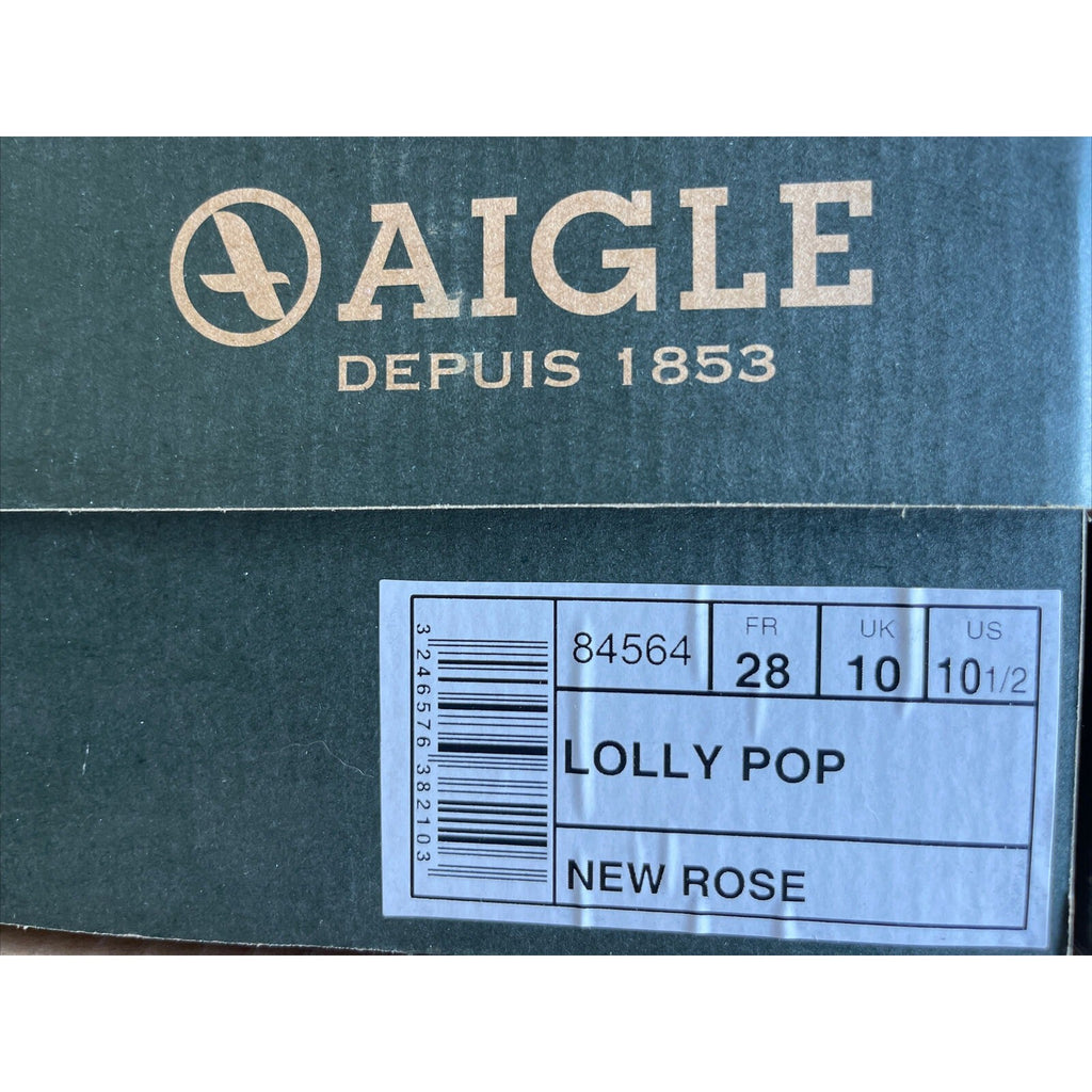 Aigle Lilly Pop New Rose Kids Size 10.5