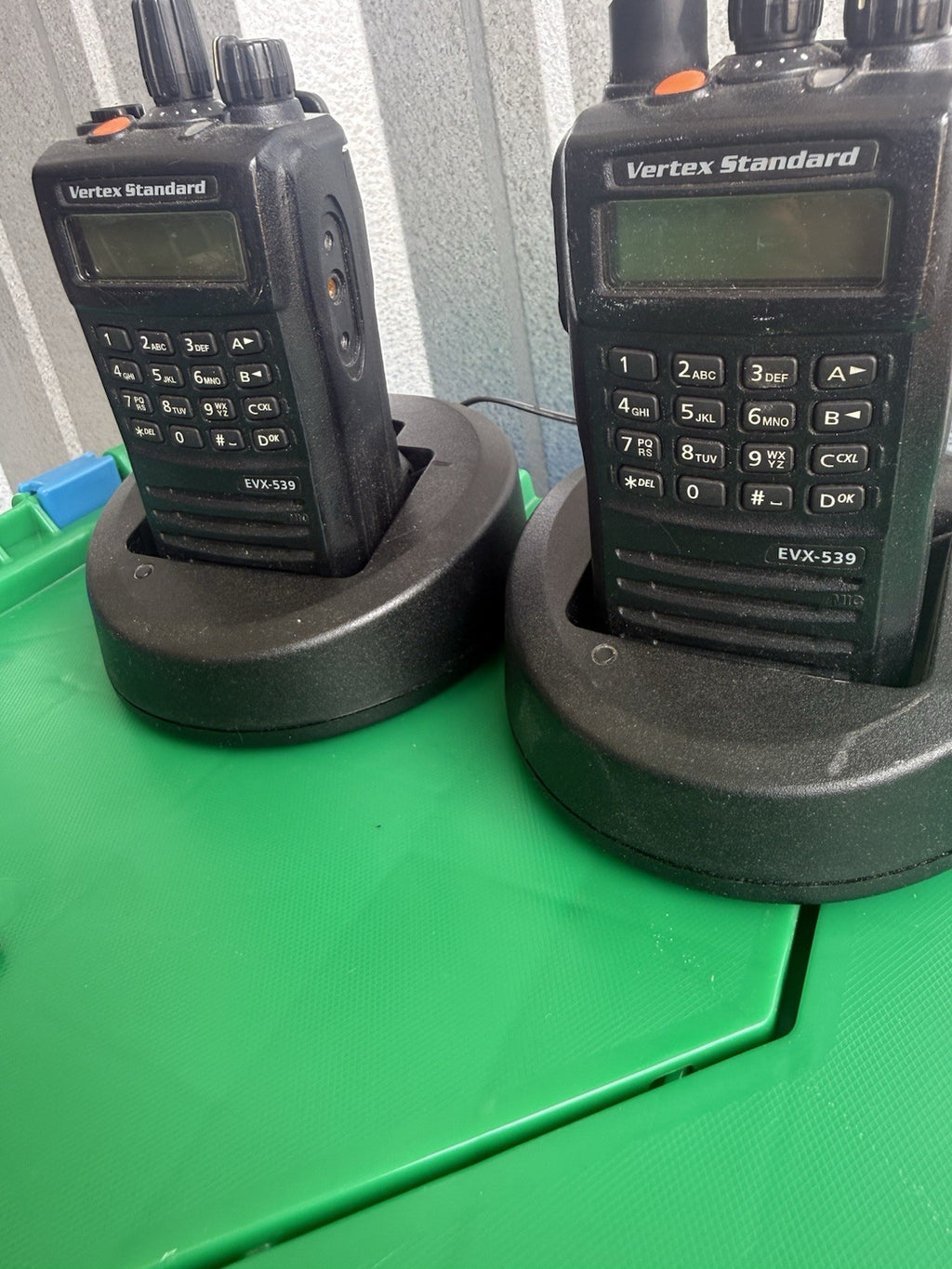 Vertex EVX-539 VHF Two-Way Radio 136-174MHz Digital/Analog With charging Station