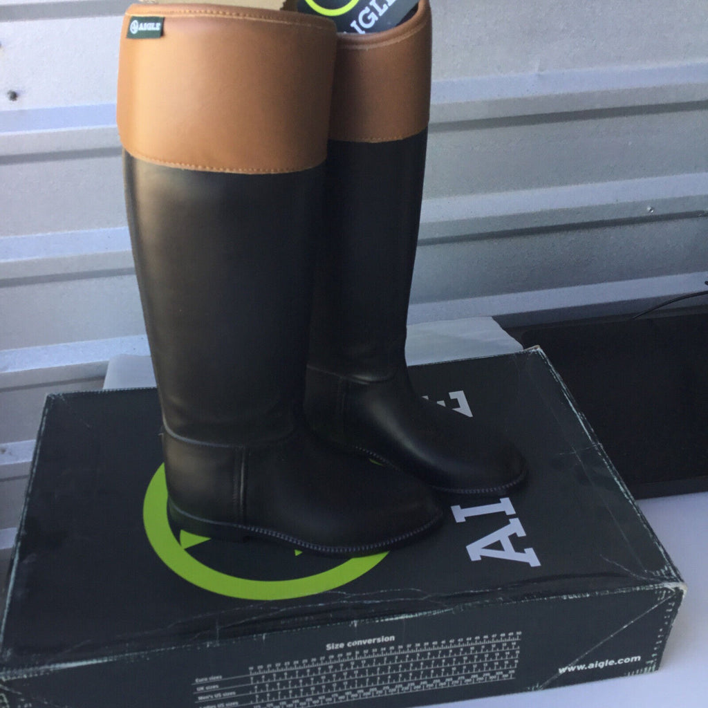 Aigle Jumping 2 XL S Black Women's Size 5
