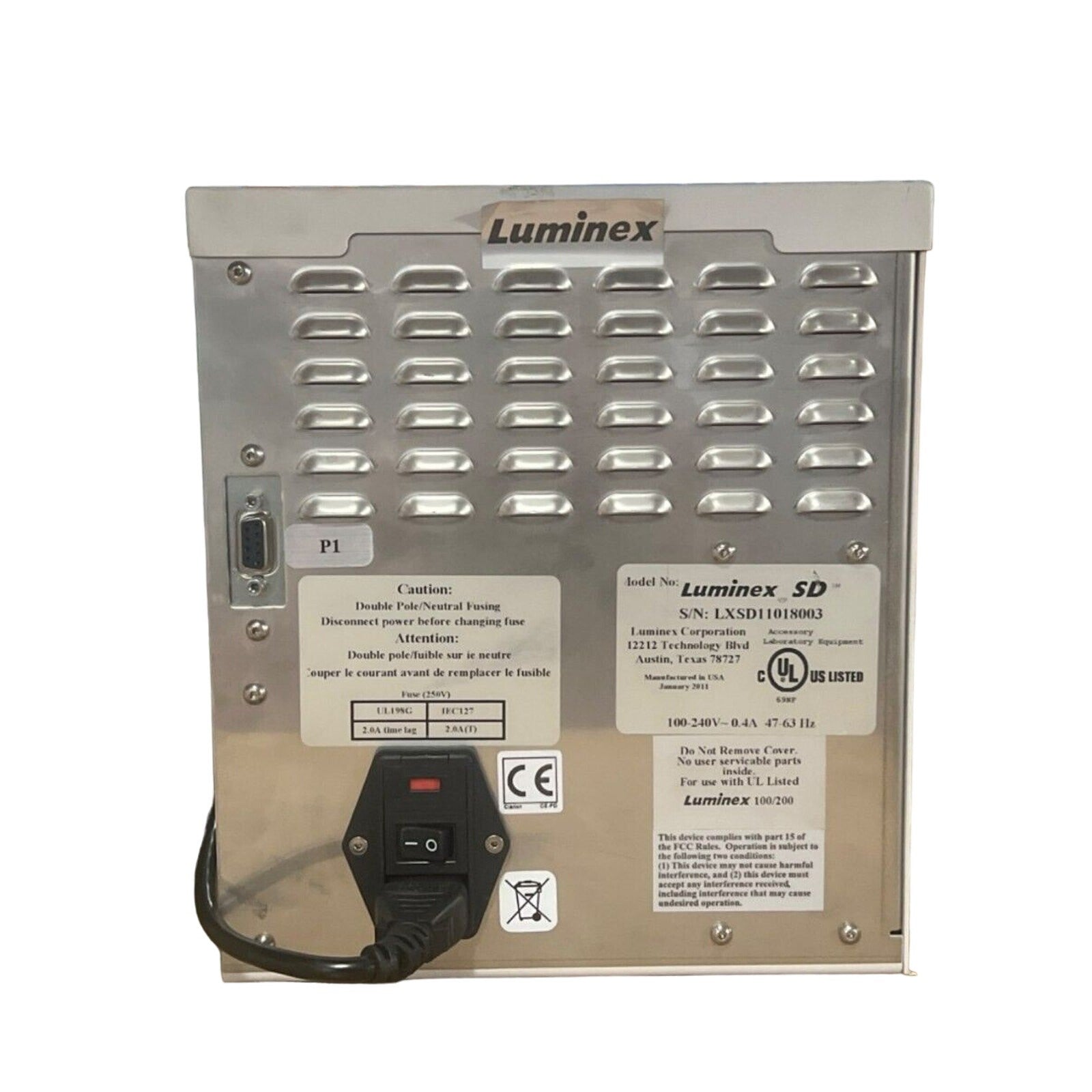 BioRad Bio Plex 200 Instrument Multiplexing Cell Analyzer system Luminex 100/200