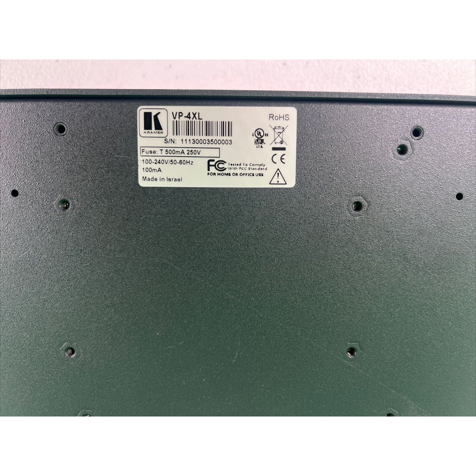 KRAMER VP-4XL/ VP4XL (NEW) AMPLIFIER VIDEO DISTRIBUTION COMPUTER GRAPHICS 375MHZ