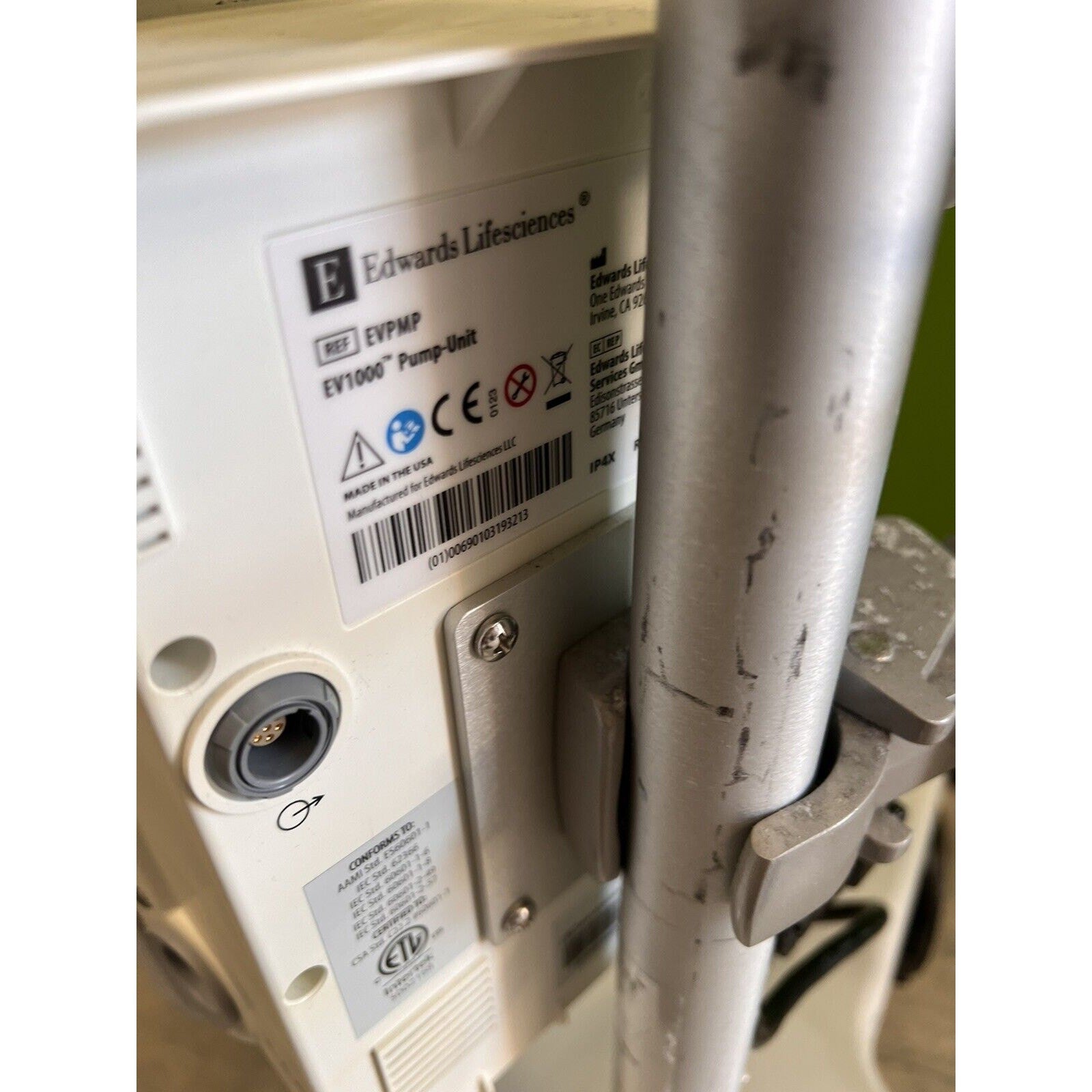 Edwards Lifesciences Cardiac Output Monitor, EV1000M, EV1000DB, EVPMP Pump Unit