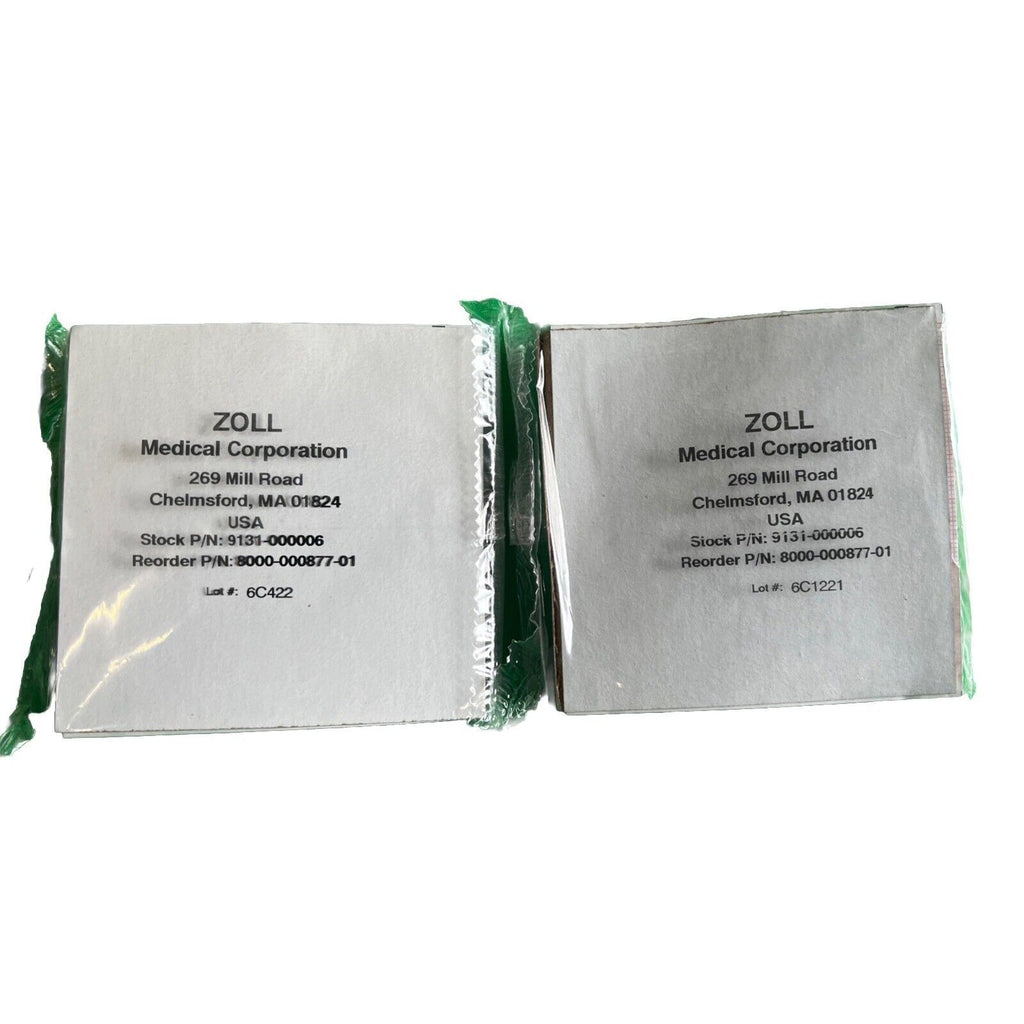 2 Pk Zoll M, E, R Series Recording Thermal Paper 90mm 8000-0302, 8000-000877-01