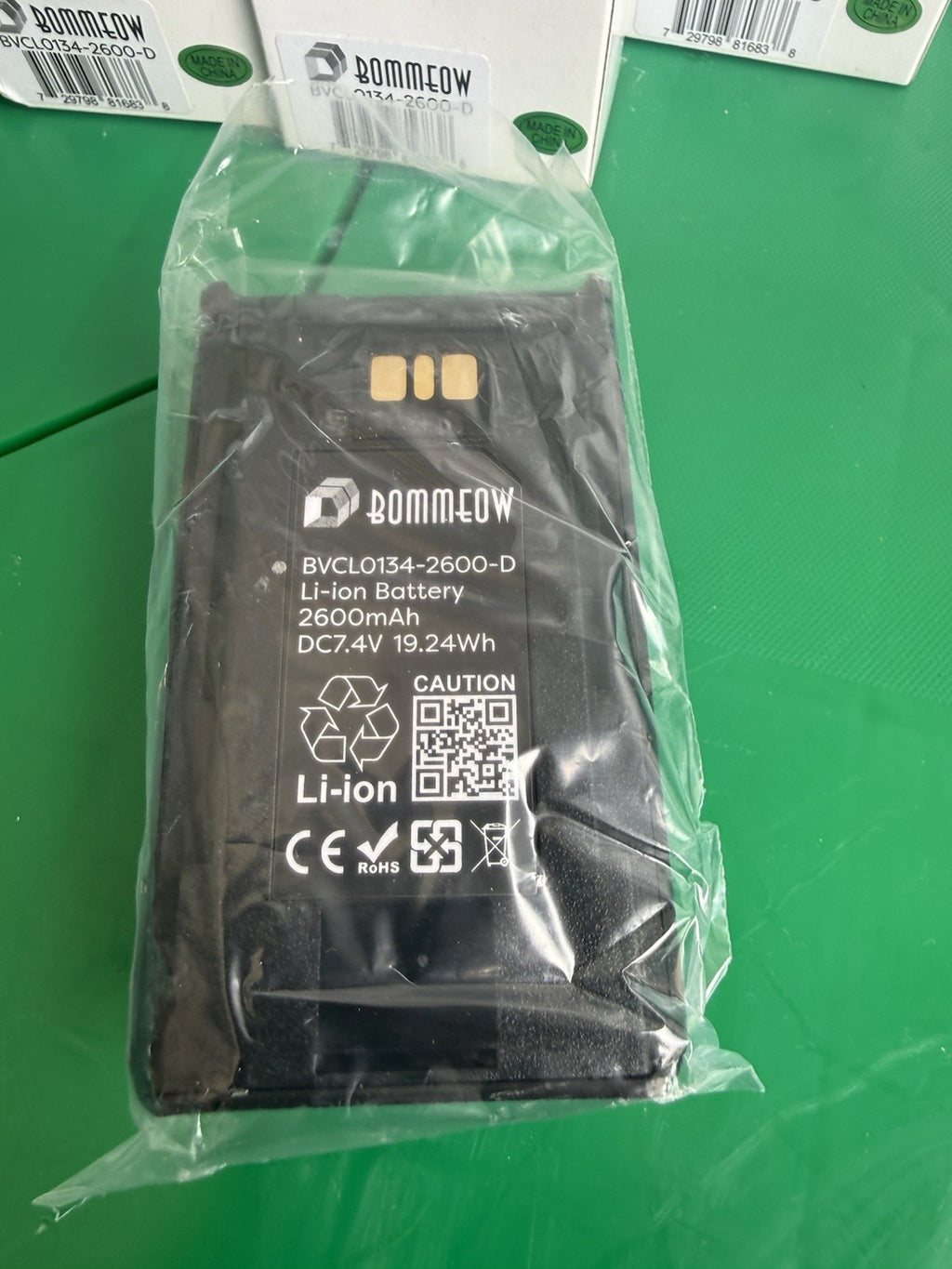 Bommeow BVCL0104-2600-D Two Way Radio Battery for Vertex VX-231 VX-228 VX-234