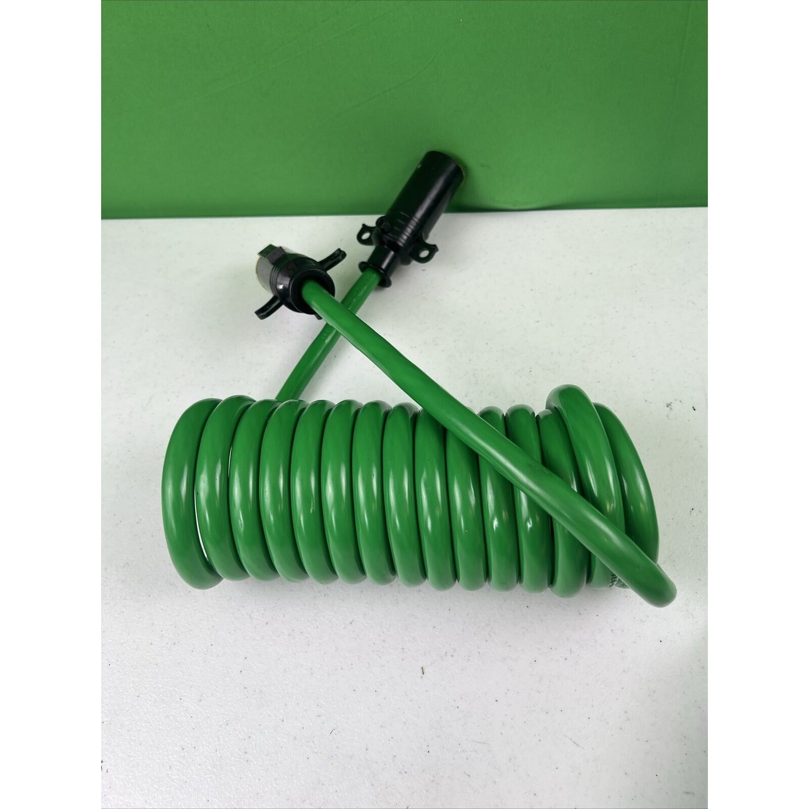 15' Philatron 7-Way Electrical Stallion Coiled RV Trailer Hookup Cables 2615CL