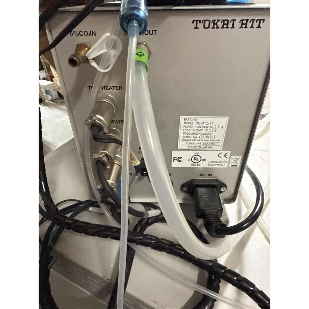 INU INCUBATION SYSTEM FOR MICROSCOPES TOKAI HIT MODEL INU-ONICS-F1 With Adaptor