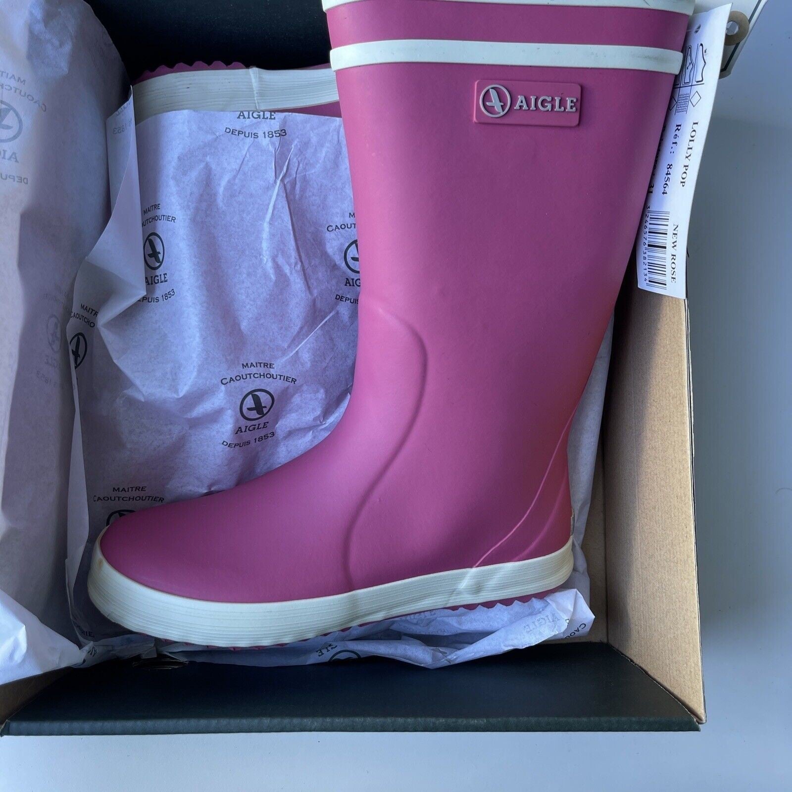 Aigle Kids Lilly Pop New Rose Size 11