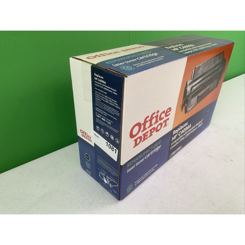 OfficeDepot Compatible with HP C4096A 96A Black Toner Cartridge LaserJet 2100
