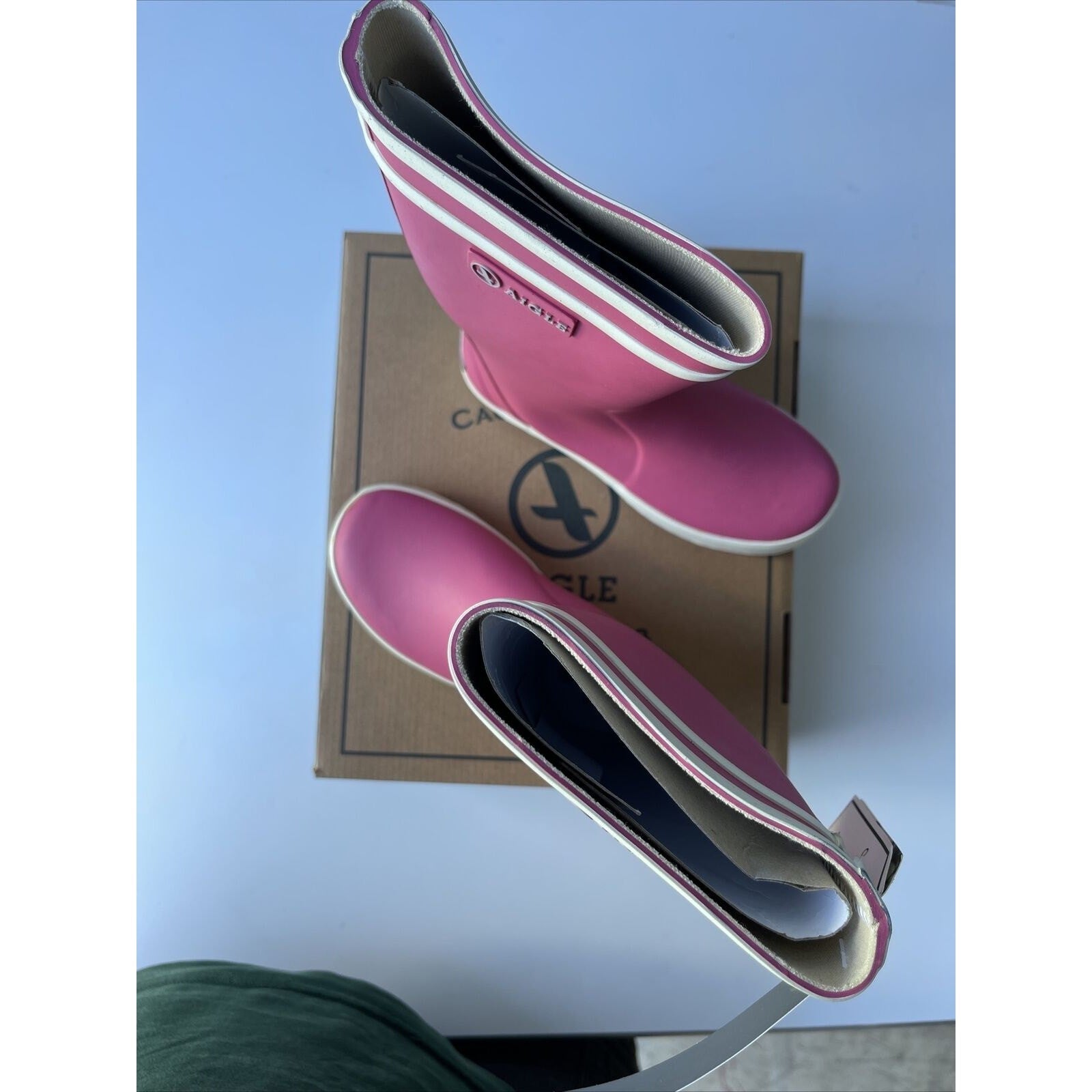 Aigle Lilly Pop New Rose Kids Size 10.5