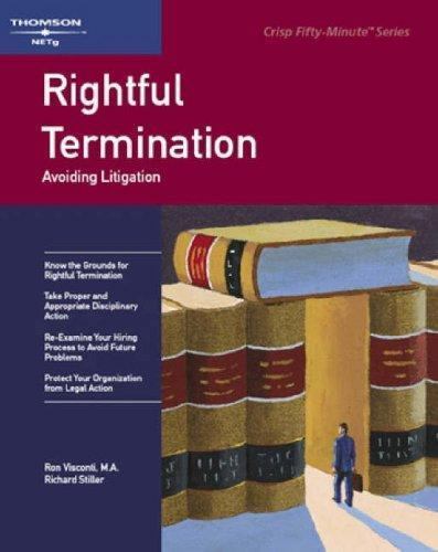 Rightful Termination Avoiding Litigation A Fifty-Minute Series